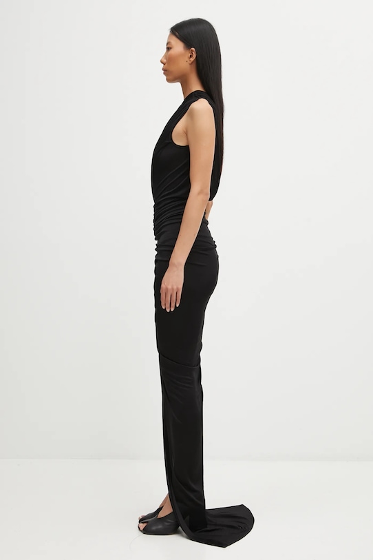 Платье Rick Owens Lilies Avra Gown LI02E3505.JVS чёрный AW25