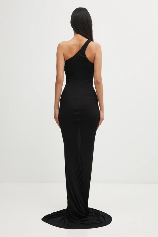 Îmbrăcăminte Rick Owens Lilies rochie din viscoză One Shoulder Gown LI02E3571.RV negru