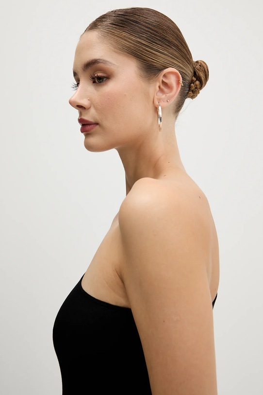 Rick Owens Lilies sukienka wiskozowa One Shoulder Gown LI02E3571.RV