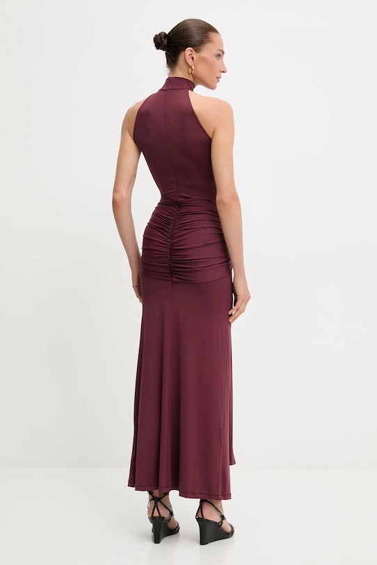 Odzież Bardot sukienka 60102DB bordowy