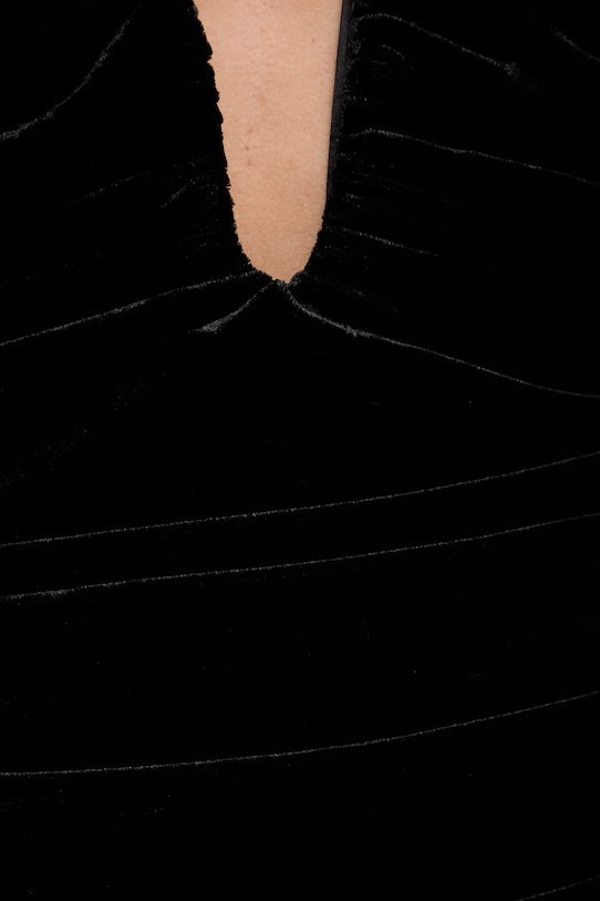 Bardot sukienka welurowa 60117DB