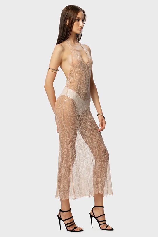 GOD SAVE QUEENS sukienka VENUS DRESS beżowy GSQ.173.310