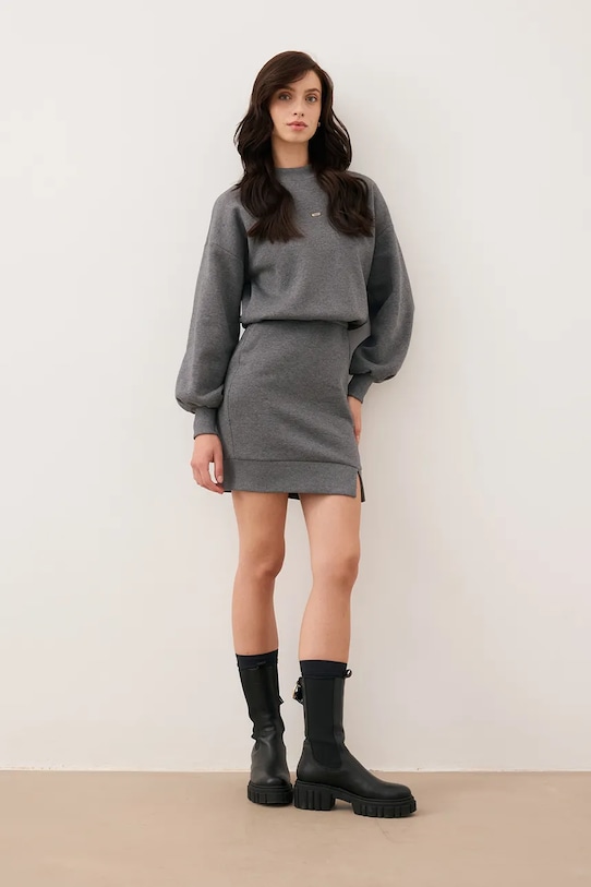 Bizuu sukienka CAGLIARI CAGLIARI.GRAFITOWY szary