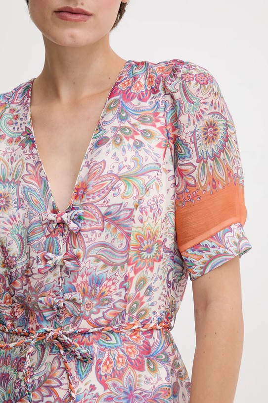 Hale BOB sukienka z dodatkiem jedwabiu 55AL612M biały