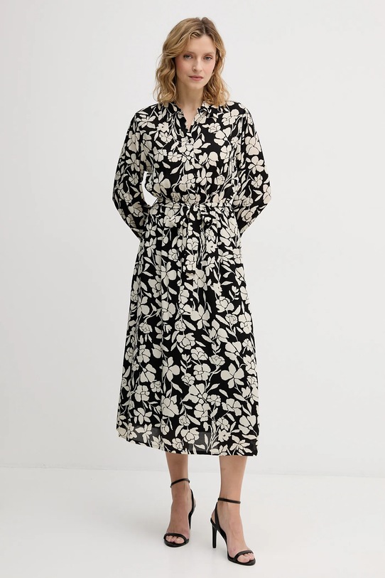 United Colors of Benetton sukienka 40IGDV0C1 beżowy AW25