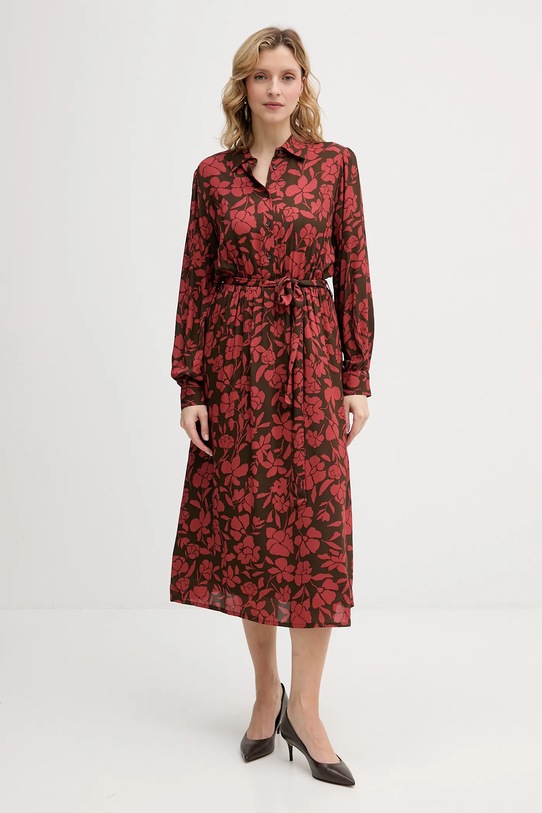 United Colors of Benetton sukienka casual czerwony 40IGDV0C1