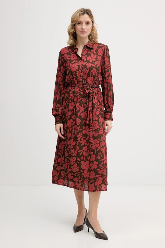 United Colors of Benetton sukienka casual czerwony 40IGDV0C1