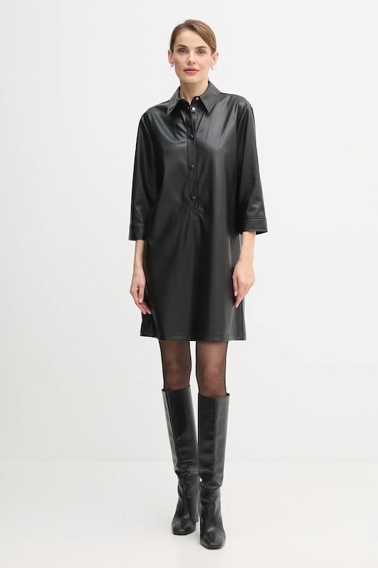 United Colors of Benetton sukienka 4M3CDV0BZ czarny AW25