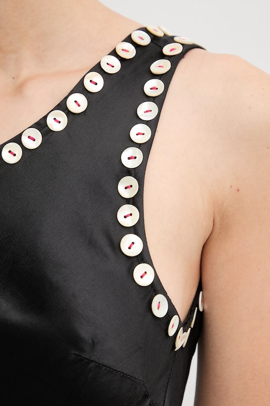 Never Fully Dressed sukienka wiskozowa NFDDR3035 czarny