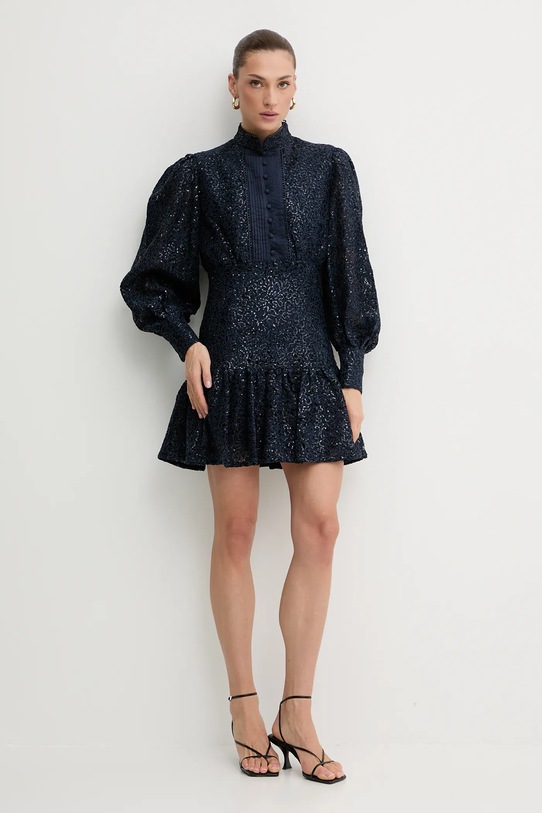 Bardot sukienka 58421DB4 granatowy AW25