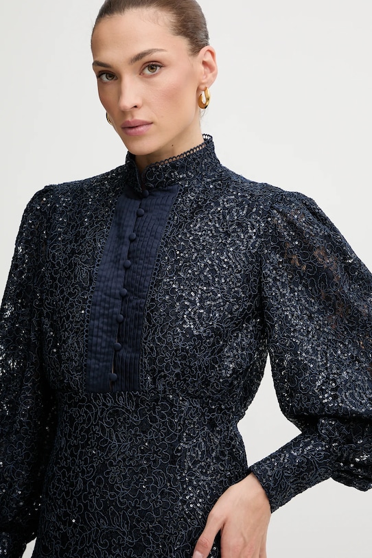 Bardot sukienka granatowy 58421DB4