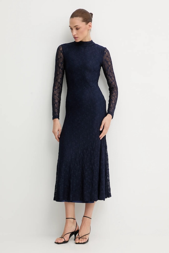 Платье Bardot 59476DB2 тёмно-синий AW25