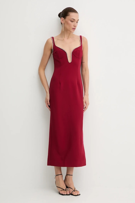 Haljina Bardot 59009DB2 bordo AW25