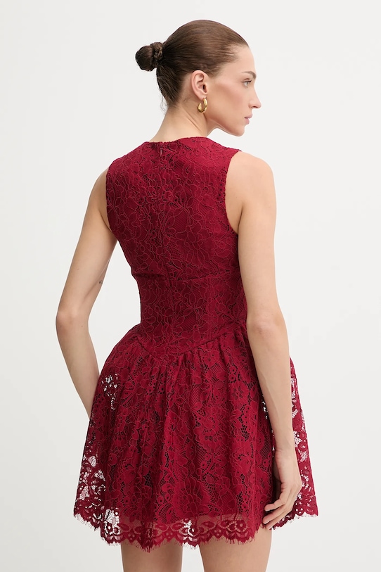 Odzież Bardot sukienka 60091DB bordowy