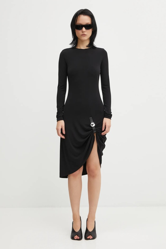 Coperni sukienka Suspended COPR243F5022 czarny