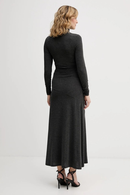 Îmbrăcăminte Sisley rochie din amestec de mătase 4K3ZLV07R gri