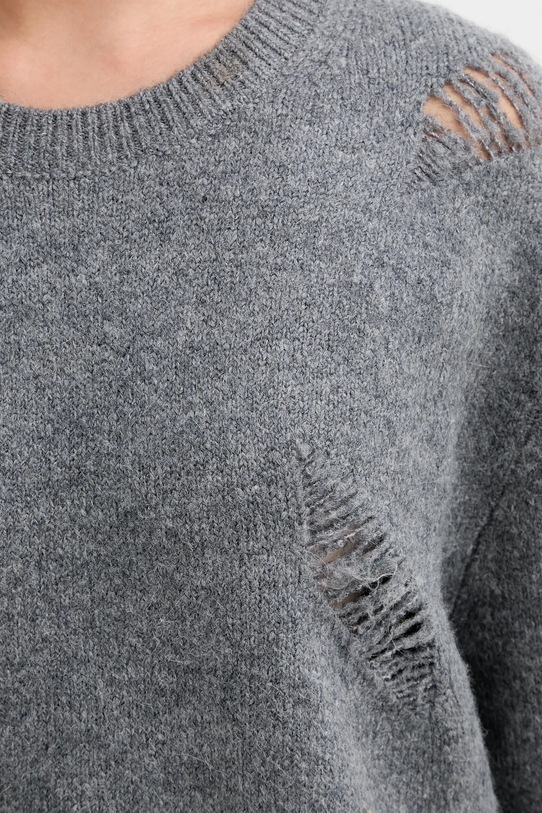 Φόρεμα με προσθήκη μαλλιού IRO WM33TONINA WM33TONINA γκρί