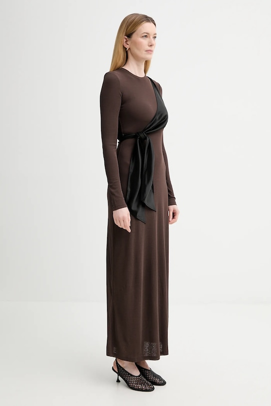Nanushka sukienka NW25FWDR21377 brązowy AW25