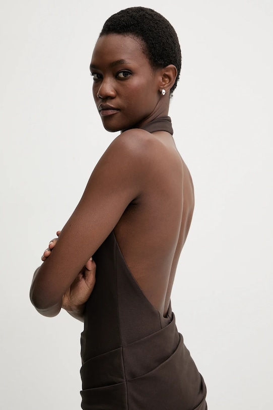 La Mania sukienka BLANCA brązowy BLANCA