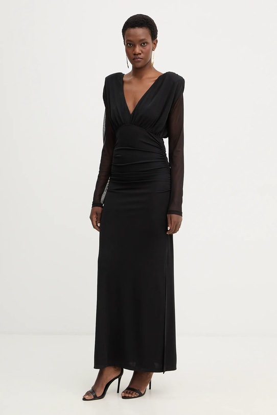 Haveone sukienka AMI.P055 czarny AW25