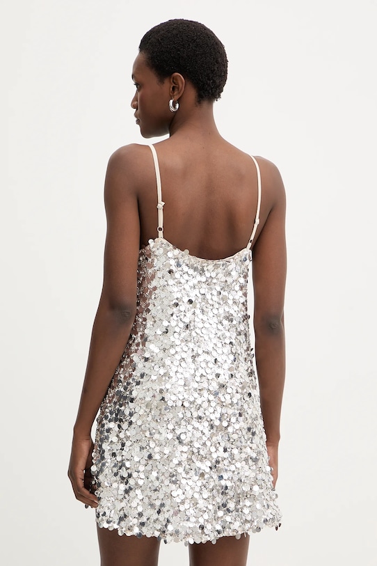 Odzież Haveone sukienka AMI.P053 srebrny