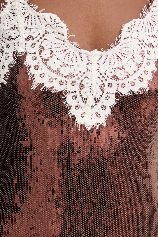 Haveone sukienka AMA.P072 brązowy