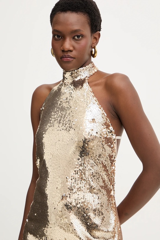 Haveone sukienka złoty AGE.P076