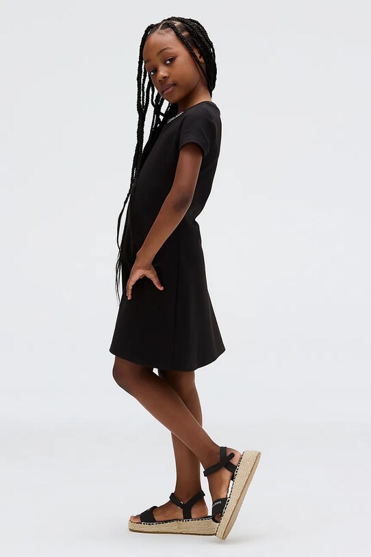 Calvin Klein Jeans rochie midi negru IG0IG02964.9BYA