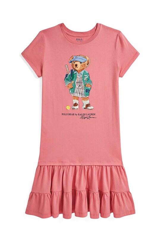 Polo Ralph Lauren rochie midi roz 313971130001