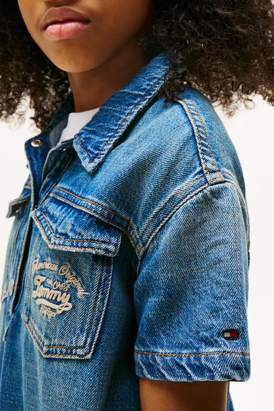 Джинсова сукня Tommy Hilfiger темно-синій KG0KG08926.9BYA