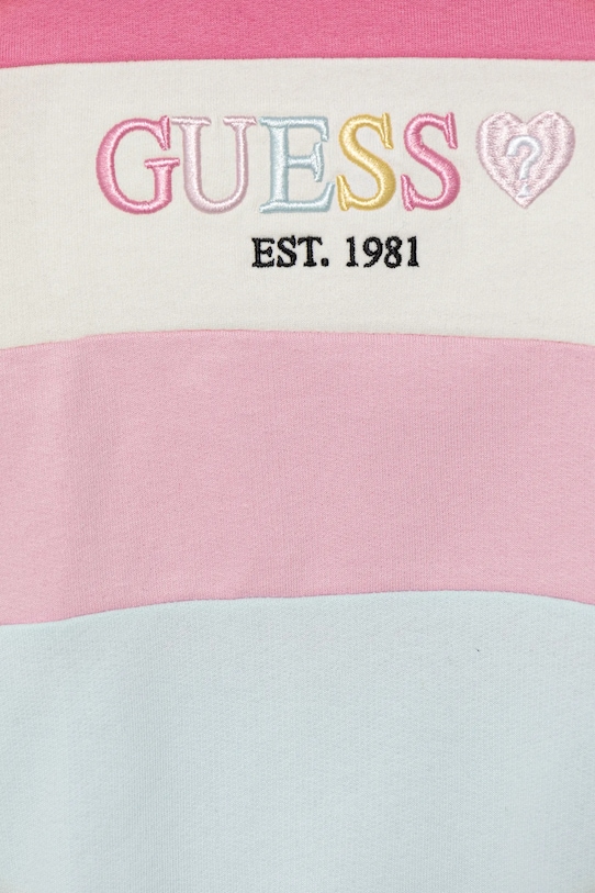 Κοριτσίστικα Βρεφικό βαμβακερό φόρεμα Guess A5YK01.KA6R4.9BYA ροζ