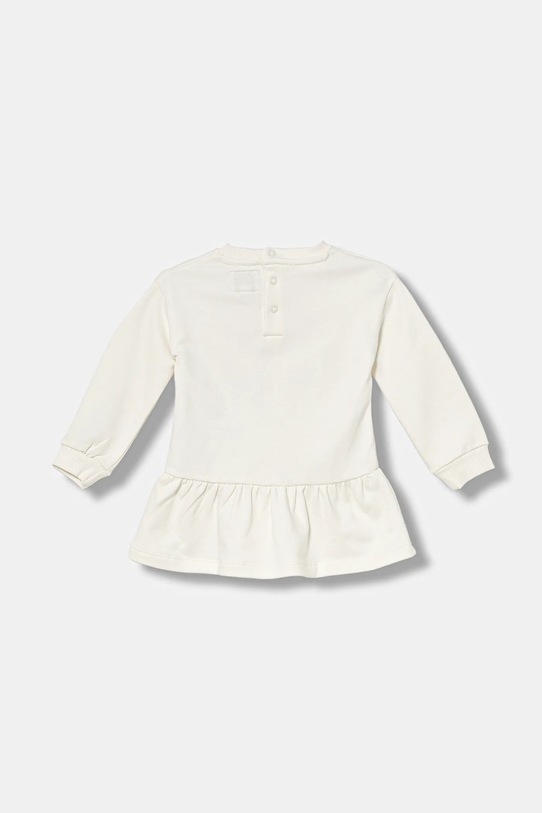 Guess sukienka bawełniana niemowlęca beżowy A5YK06.KAD74.9BYA
