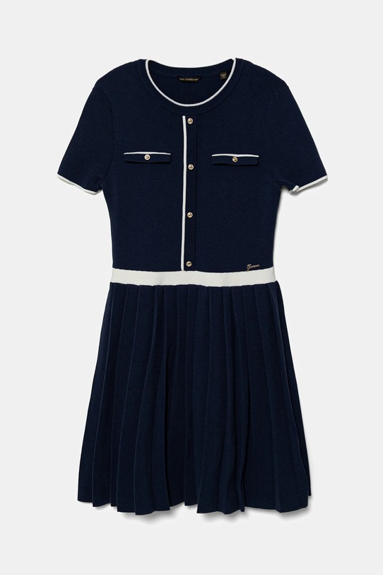 Guess sukienka dziecięca wzorzyste granatowy J4BK31.Z3M90.9BYA