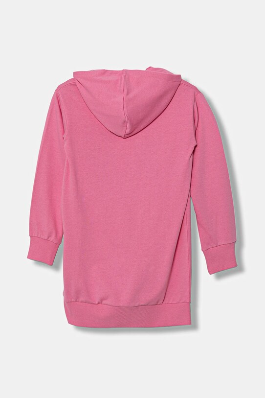 Guess sukienka bawełniana dziecięca J5YK04.KA6R4.9BYA różowy AW25