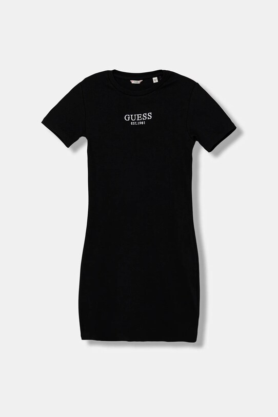 Guess sukienka dziecięca krótki czarny J5YK11.KBZP4.9BYA