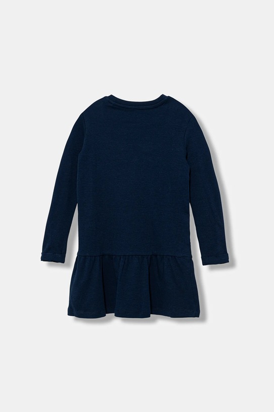 Παιδικό βαμβακερό φόρεμα Guess K3YK13.KA6W4.9BYA σκούρο μπλε AW25