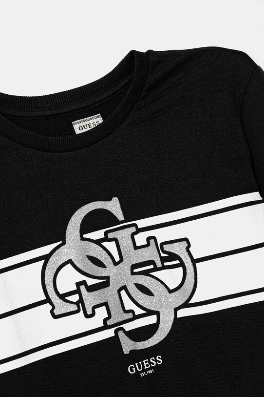Lány Guess gyerek pamutruha K5YK02.KA6R4.9BYA fekete