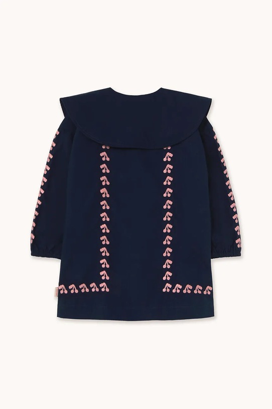 Dziewczynka Tinycottons sukienka bawełniana dziecięca MINI CHERRIES DRESS AW25.405 granatowy