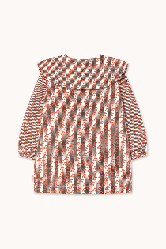 Dziewczynka Tinycottons sukienka bawełniana dziecięca CHERRIES WOVEN DRESS AW25.474 różowy