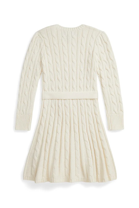Otroška bombažna obleka Polo Ralph Lauren 312978859001 bež AW25