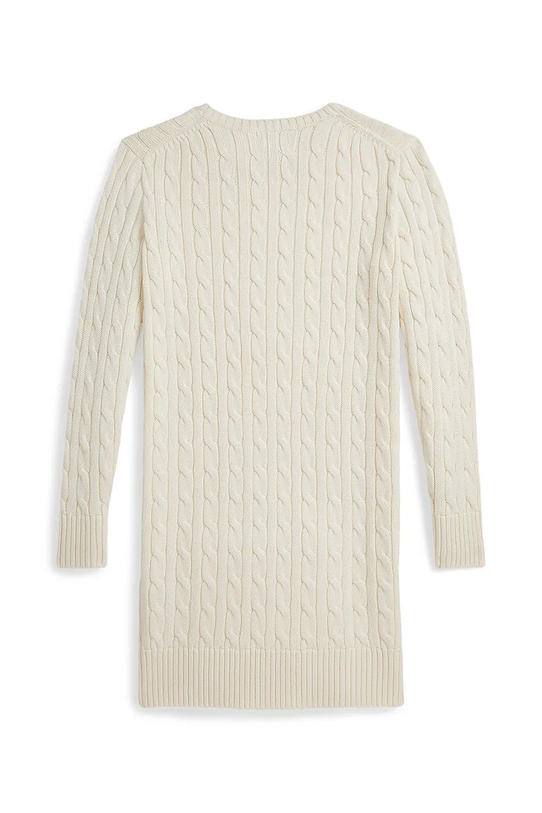 Κοριτσίστικα Παιδικό βαμβακερό φόρεμα Polo Ralph Lauren 313978860001 μπεζ