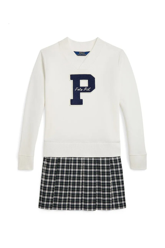 Παιδικό φόρεμα Polo Ralph Lauren 313979024001 λευκό AW25