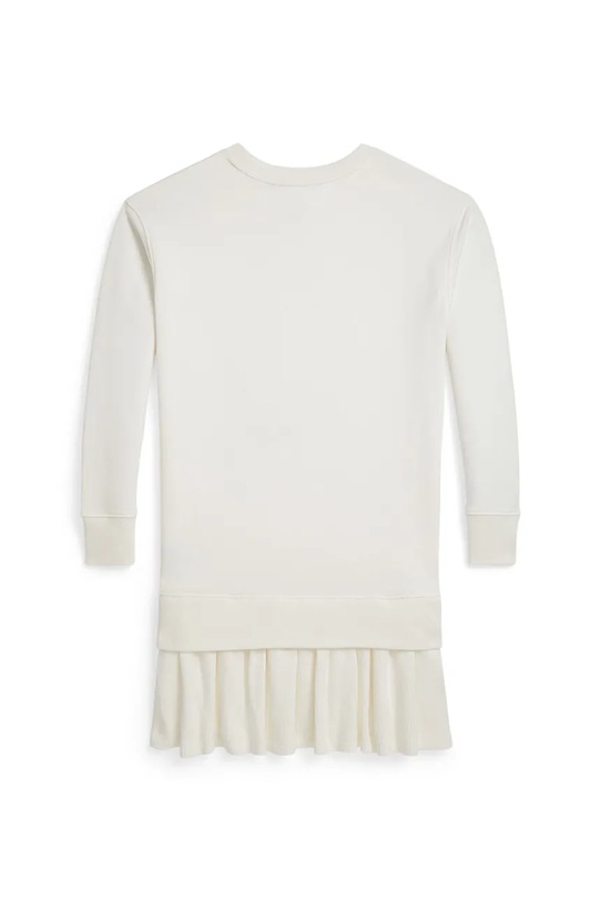 Dziewczynka Polo Ralph Lauren sukienka dziecięca z bawełną 313A99233001 beżowy