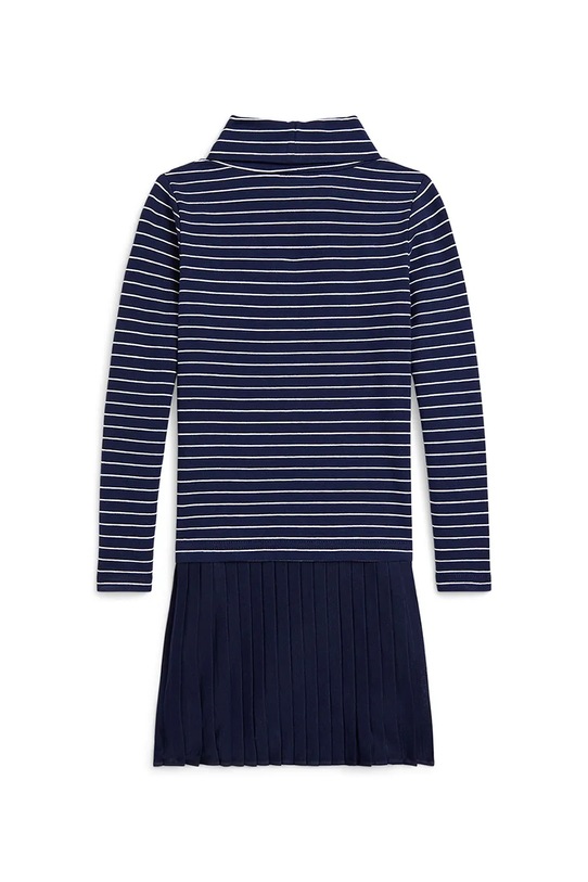 Polo Ralph Lauren sukienka dziecięca z bawełną 312980676001 granatowy AW25