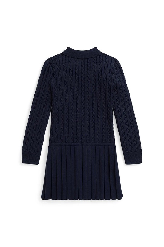 Κοριτσίστικα Παιδικό βαμβακερό φόρεμα Polo Ralph Lauren 312978841001 σκούρο μπλε