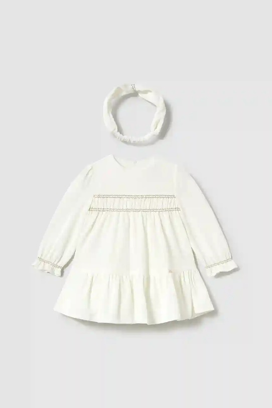 Дитяча сукня Mayoral довгий білий 2904.4A.Baby.9BYA