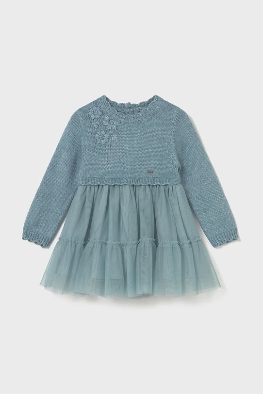 Haljina za bebe Mayoral dugi plava 2905.4A.Baby.9BYA