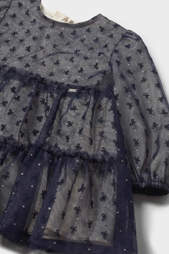 Κοριτσίστικα Φόρεμα μωρού Mayoral 2907.4B.Baby.9BYA σκούρο μπλε