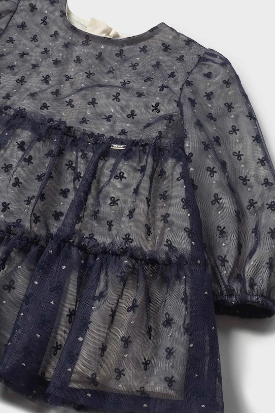 Κοριτσίστικα Φόρεμα μωρού Mayoral 2907.4B.Baby.9BYA σκούρο μπλε