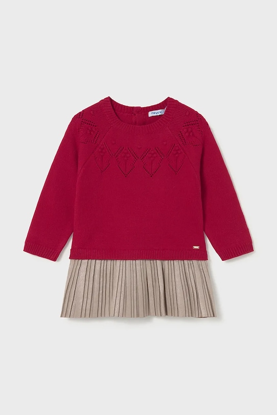 Mayoral rochie bebe mini rosu 2908.4B.Baby.9BYA